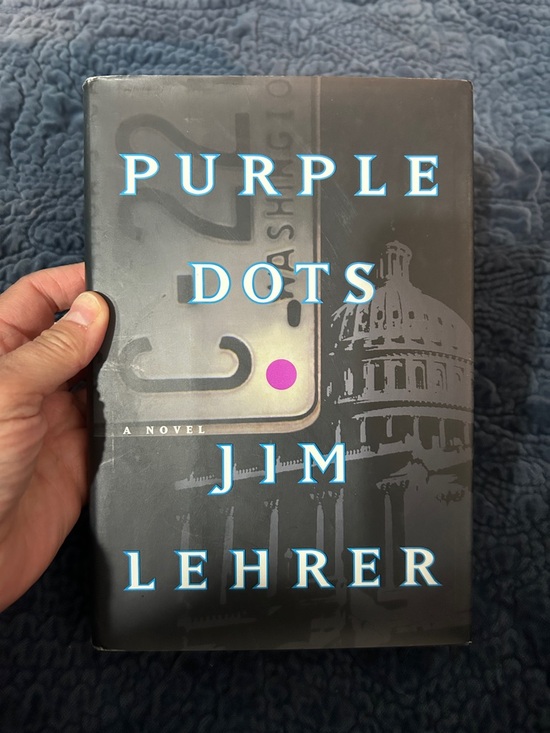 Other - Purple Dots by Jim Lehrer - Hardcover Book